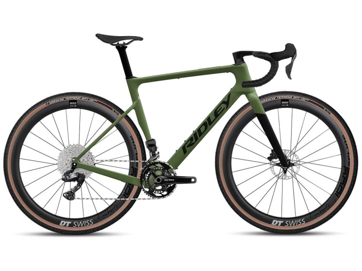Ridley ASTR RS GRX Di2 2x12 Gravelcykel Crocodile Green i gruppen Cyklar / Gravelcykel/cyclocross hos CykelCity (10295)