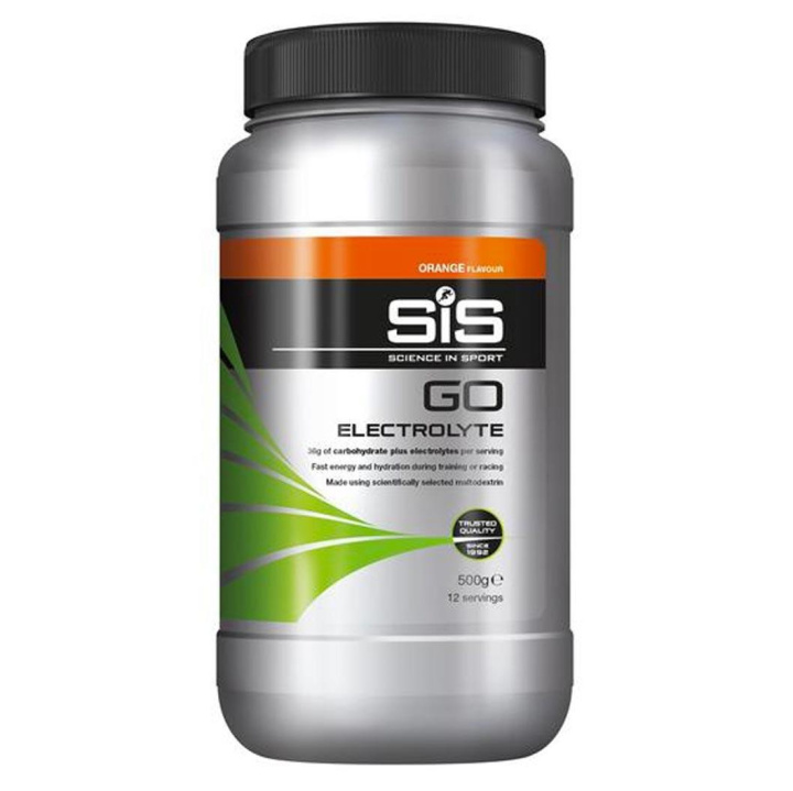 SIS Go Electrolyte Apelsin Sportdryck 500g i gruppen Energi / Dryck hos CykelCity (31795)