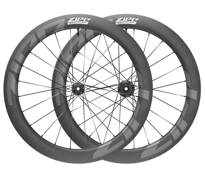 Zipp 404 Firecrest Tubeless Disc Hjul i gruppen Komponenter / Hjul / Racerhjul / Racerhjul Skivbroms hos CykelCity (6903)